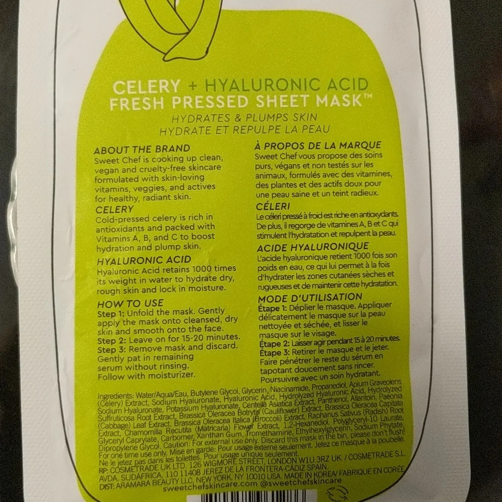 Fresh Pressed Sheet Mask